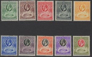 GOLD COAST SG103/12 1928 DEFINITIVE SET MTD MINT (r)