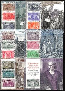 Italy, 1992 Voyages of Columbus # 1883-88 MNH VF