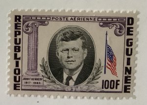 Guinea 1964  Scott C59 MNH - 100fr,  John F. Kennedy