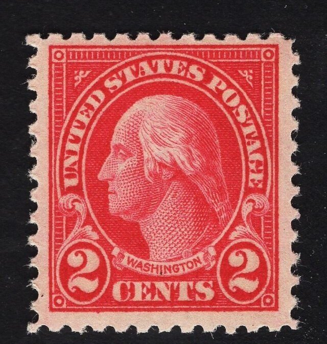 US #554 2c Carmine Washington MINT NH OG SCV $2.50