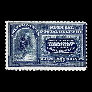 WCstamps: U.S. Scott #E4 / 10c Special Delivery, Fine, Mint OGph / CV $875 /