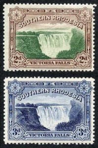 Southern Rhodesia SG29/30 1932 Set of 2 Fresh M/Mint 
