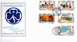 Virgin Islands (British) 1996 Sc 842-6 FDC