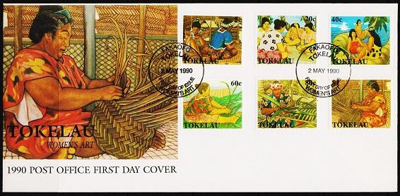 Tokelau. 1990 FDC. Handicrafts. Fine Used