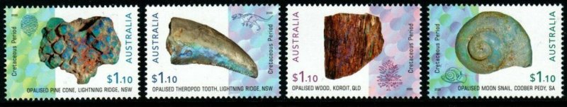 AUSTRALIA 2020 OPALISED FOSSILS MNH