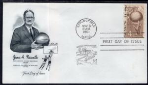 US 1189 Basketball Artmaster U/A FDC