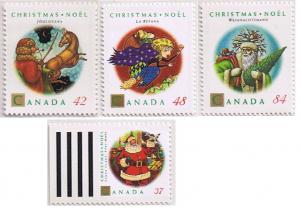 Canada Mint VF-NH #1452-1455 Xmas