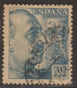 Spain Sc#695a Used