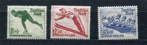 Germany 1935 Mi 600-2  Sc B79-81 MNH Olympic Games  CV €65 g1448s