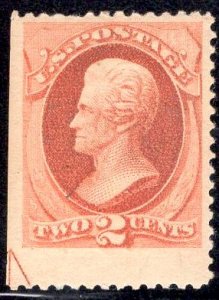 US Stamp Scott #183 Mint Previously Hinged SCV $100. JUMBO.