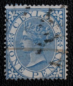 Ceylon #61 Used 1868