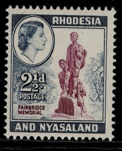 RHODESIA & NYASALAND QEII SG21, 2½d purple & grey-blue, NH MINT. 