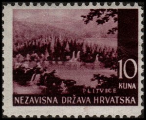 Croatia 43 - Mint-H - 10k Plitvice (1941) (cv $0.45)