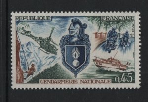 France   #1264  MNH  1970 National Gendarmery