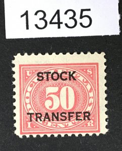 MOMEN: US STAMPS  # RD9 MINT OG NH LOT #13435