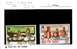 Isle of Man, Postage Stamp, #252-253 Mint NH, 1983 Christmas (AC)