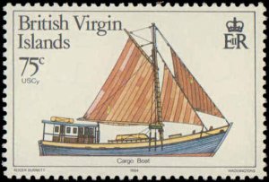 Virgin Islands #480-483, Complete Set(4), 1984, Ships, Never Hinged
