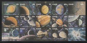 1991 South Africa - Ciskei - Sc 182a - MNH VF - 1 MS - Solar System