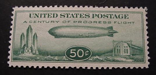 SCOTT #C18   MINT   NH   ZEPPELIN   AIRMAIL