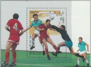 C0402 - Western SAHARA OCCIDENTAL - 1994, Miniature Sheet: Soccer, Futbol