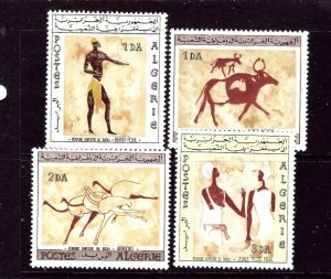 Algeria 344-47 MNH 1966 Wall Paintings (ap3599)