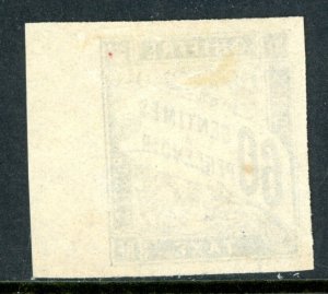 France 1884 Colony General Issues Postage Due 60¢ Black Imperf Sc #J11 VFU L50