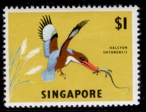 SINGAPORE QEII SG75, $1, NH MINT. Cat £22.