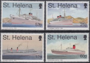 ST HELENA Sc # 666-9 CPL MNH MAIL SHIPS