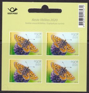 Estonia, Fauna, Butterflies MNH / 2020