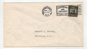 1923 OLD FIRST DAY COVER 559 PRESIDENT MCKINLEY BY EDWARD WORDEN CV $185