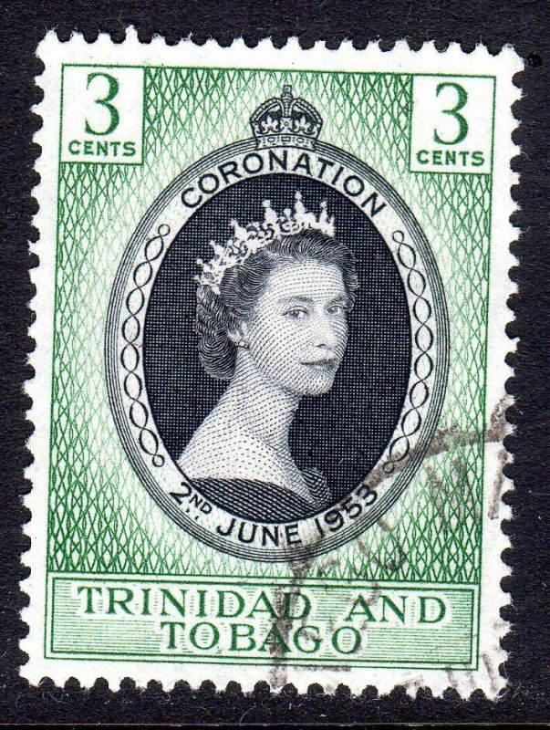 TRINIDAD & TOBAGO  -   1953-   CORONATION       USED