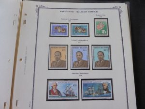 Madagascar 1959-1975 Mainly MNH Stamp Collection on Scott Spec Album Pages