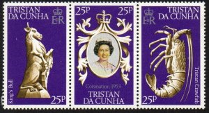 Tristan Da Cunha Sc #238a-238c MNH strip of 3