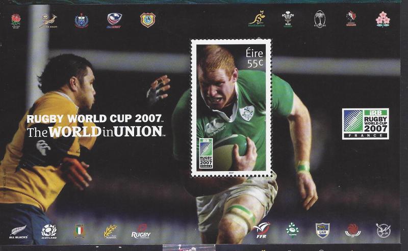 Ireland, 1750a, Rugby World Cup 2007 S/S(1), **MNH**