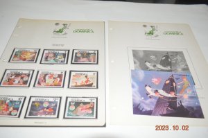 The Disney World of Postage Stamps Album mnh stamps and souvenir sheets