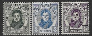 Ireland 80-82  1929  set 3   fine mint  nh