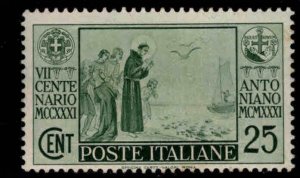 ITALY Scott 259 MH* 1931 Saint Anthony of Padua stamp