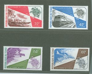 Chad #C161-C164  Single (Complete Set)