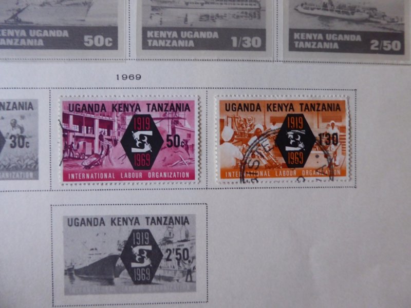 Kenya and KUT 1921-1969 Stamp Collection on Scott Specialty Album Pages