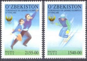 2006	Uzbekistan	613-14	2006 Olympic in Turin	12,00 €