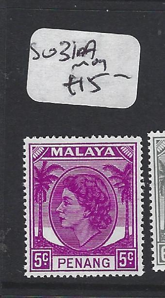 MALAYA  PENANG    (PP1605B)  QEII   5QC  SG 31A   MOG