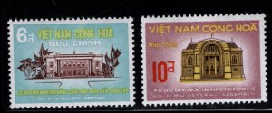 South Vietnam Scott 383-384 MH* Government Building stamp set