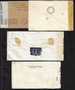 UK GB 1940 50 BRITISH AFRICA POSTAL HISTORY COLL OF 10 COVERS FRANKED K GEORGE V