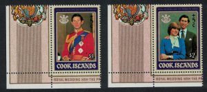 Cook Is. Intl Year for Disabled Persons 2v Corners 1981 MNH SG#824-825