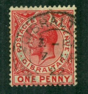 Gibraltar 1921 #77 U SCV(2022)=$1.25