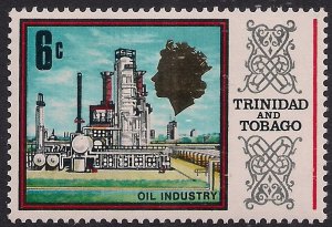 Trinidad & Tobago 1969 -1972 QE2 6c Definitive MM SG 342 ( M1010 )