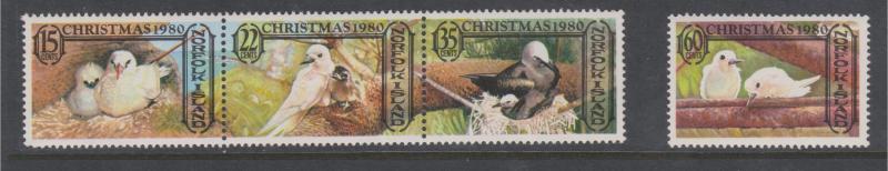 Norfolk Island 1980 Christmas Sc#273-276 MNH