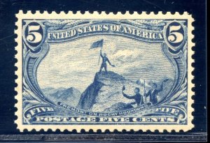 US SCOTT #288 MINT-XF-SUPERB-OG-NH GRADED 95 W/ PSE CERT SMQ $2,000 (8/1/24 GP)