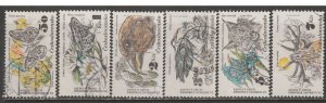 1983 Czech Rep - Sc 2456-61 - used VF - 6 single - Protected species