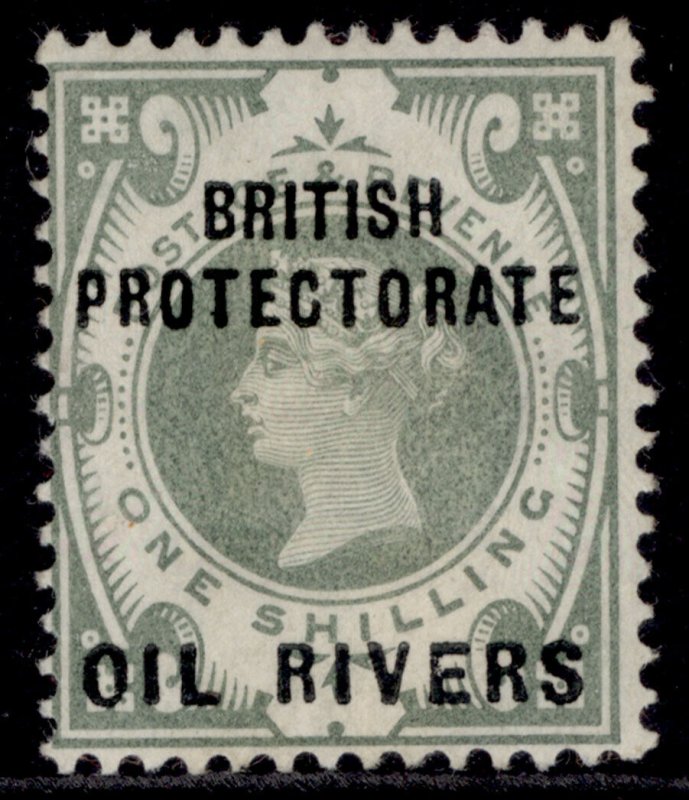 NIGERIA - Niger Coast Protectorate QV SG6, 1d red, M MINT. Cat £70.